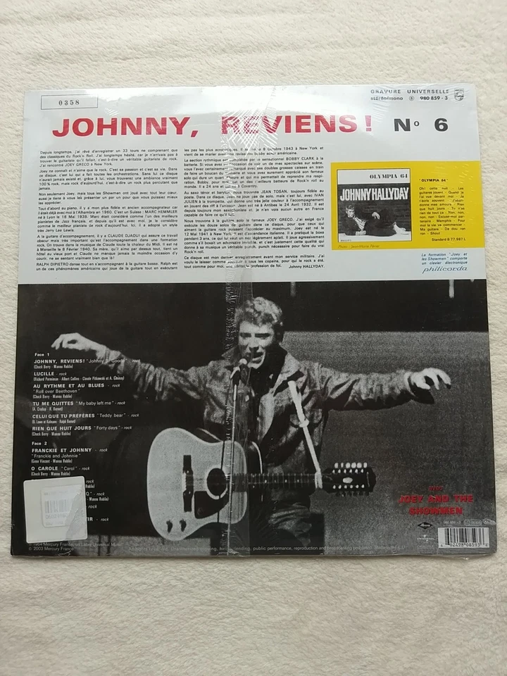 Johnny Hallyday 33t Les Rocks les plus terribles 980859-3 neuf blister 2003 - Photo 2/4