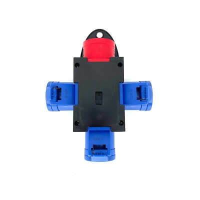 PCE ST ANTON Stromverteilerbox 16A 415V dreiphasiger Distro IP44 Splitter