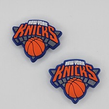 NBA New York Knicks Basketball Team For Crocs Shoe Charms - 2 Pieces