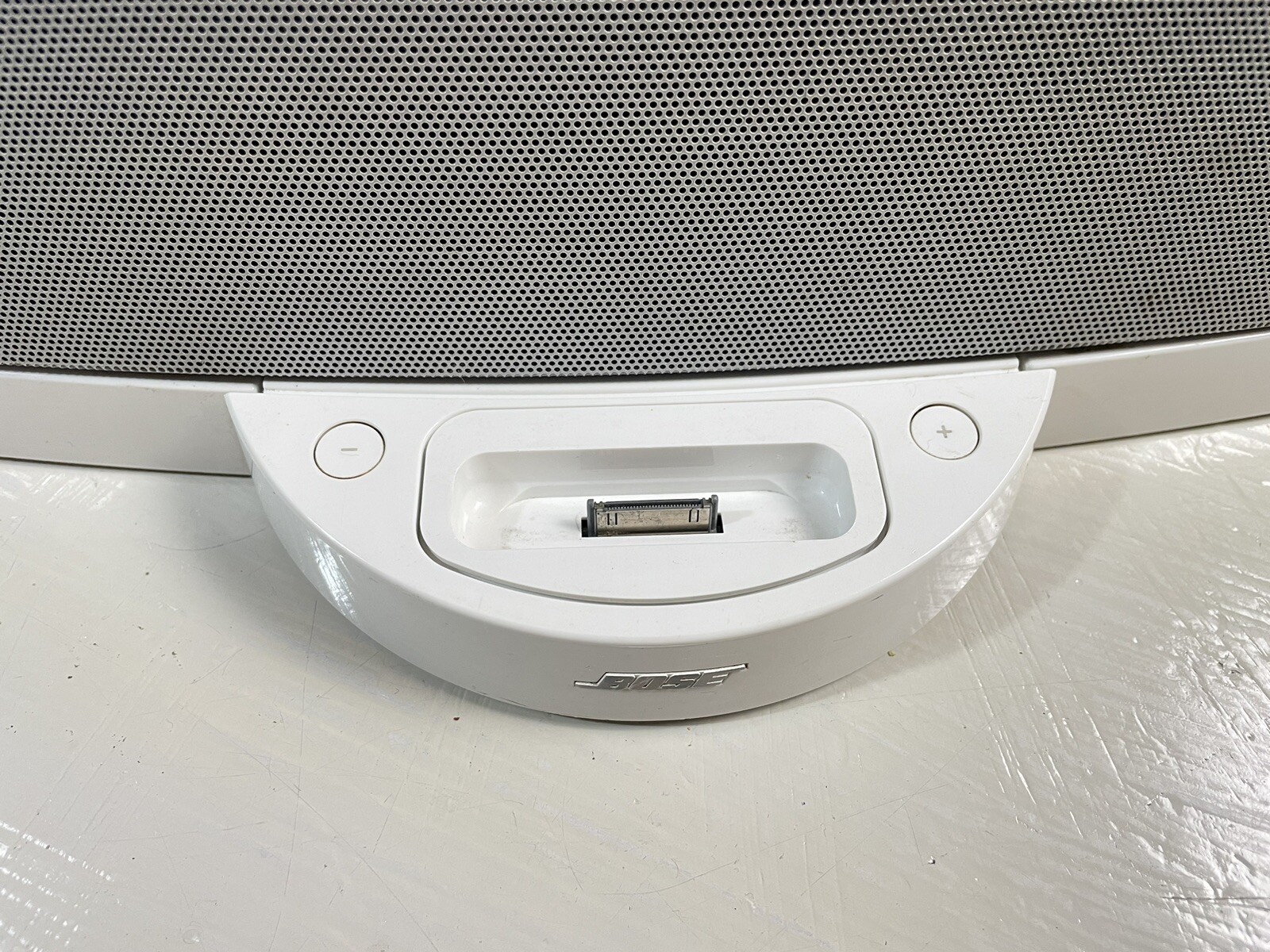 BOSE Sound Dock Speaker iPod & iPhone Docking Station White Tested No
