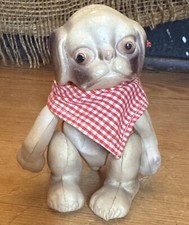 Antique Celluloid Dog Puppy Toy Japan Jointed Dog Figure