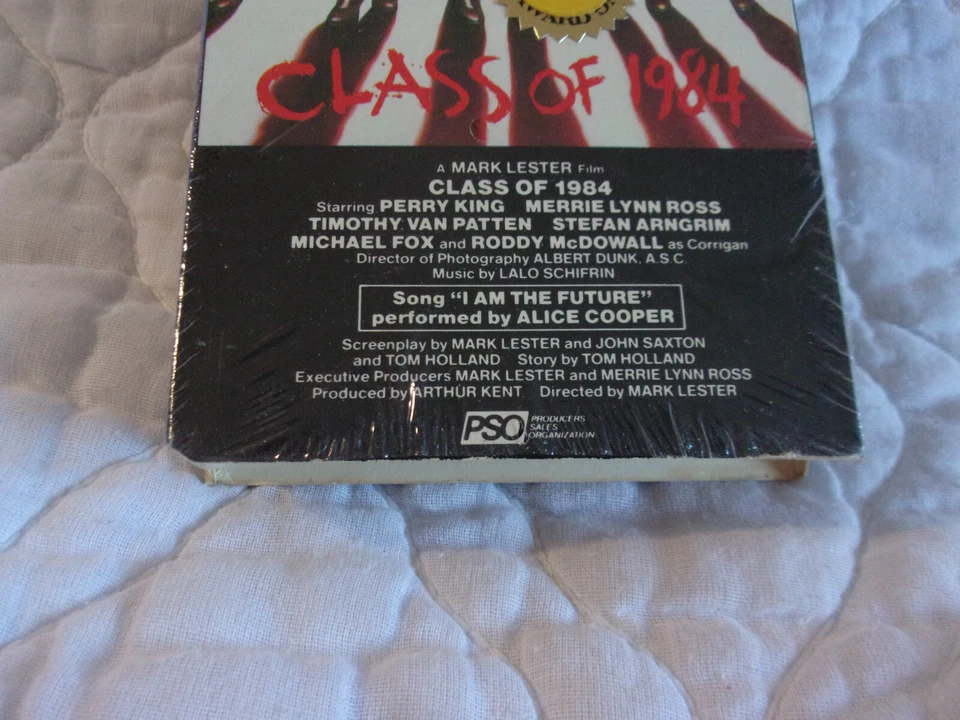 CLASS OF 1984 VHS VESTRON VIDEO 80'S MICHAEL J. FOX RODDY MCDOWALL PERRY KING - Image 4 of 4