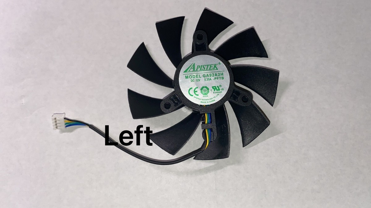 GPU Replacement Cooling Fan For Zotac GTX 1660 1660Ti RTX 2060