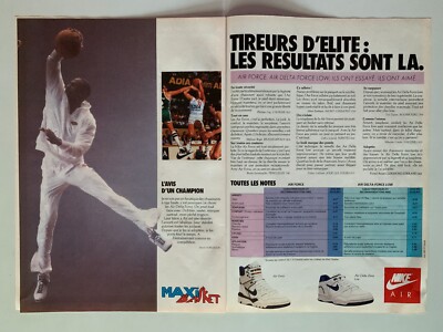 WERBUNG 1988 NIKE AIR FORCE - SCHARFSCHÜTZENWETTBEWERB - MICHAEL JORDAN