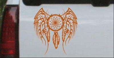 Dreamcatcher With Tribal Wings Car or Truck Window Laptop Decal Sticker 6X6.7