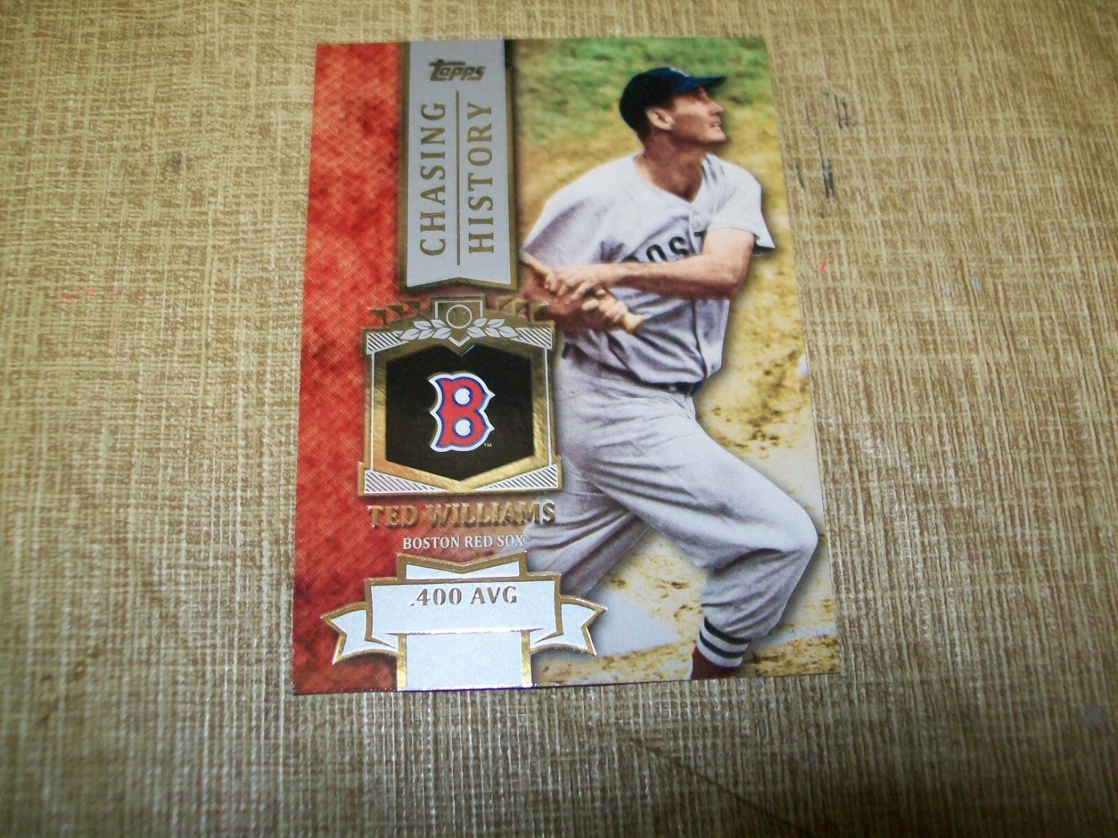 2013 Topps Chasing History Ted Williams CH-33