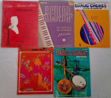 Lot of 5 Vintage Organ, Banjo  Accordion Sheet Music Books