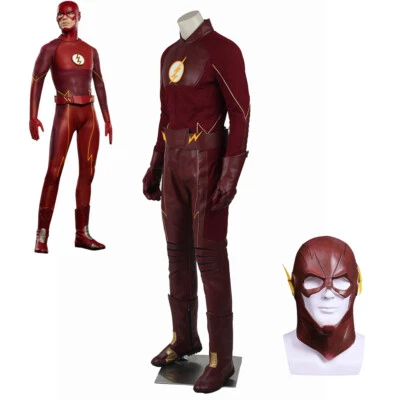 Barry Allen The Flash Costume The Flash outfit Cosplay Suit - Image 1 of 4