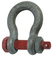 Msi Shackle, 13,000 Lb., Slvr, Steel - Msi-7300-6.5t-shackle Msi Shackle, 13,000 Lb., Slvr, Steel - Msi-7300-6.5t-shackle