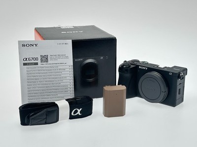 Sony Alpha 6700 ILCE-6700 Body Schwarz APS-C 4K E-Mount 26MP Kamera MwSt.