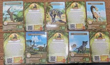 17 Card DINOSAUR WORLD Profile Power Summary  Trading/Flash Cards  Game?