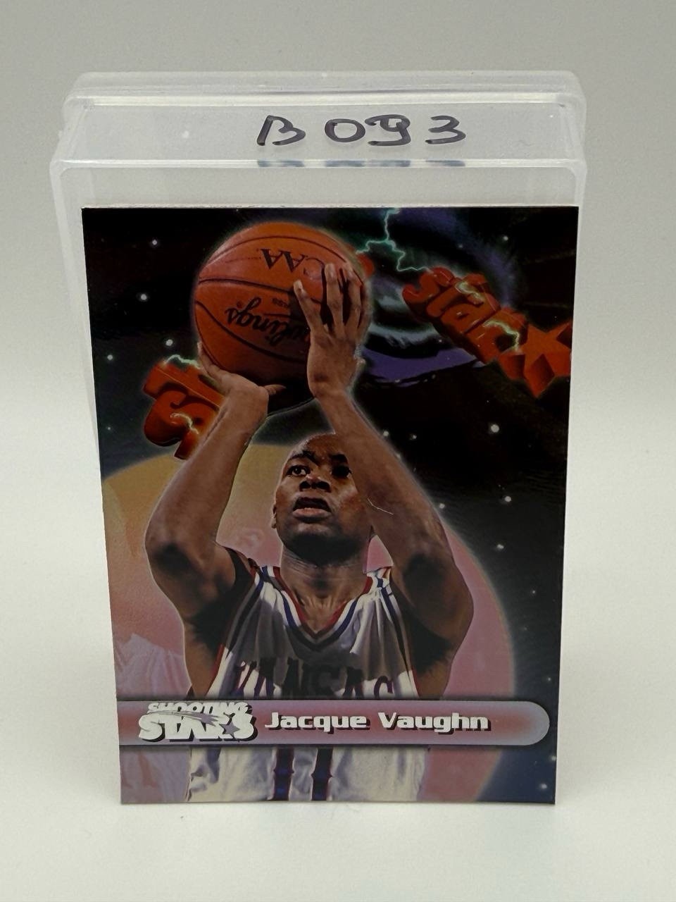 1997 Wheels Rookie Thunder #SS6 Jacque Vaughn Shooting Stars