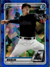 2020 Bowman Draft Sapphire Edition #BD-64 Kyle Nicolas