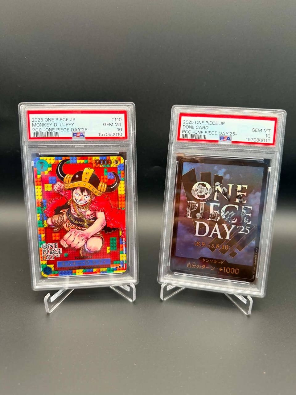 2025 ONE PIECE JAPANESE OP DAY'25 MONKEY D. LUFFY PSA 10 Sequential Set - USA