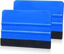 2 Pieces Wallpaper Smoothing Tool, Vehicle Vinyl Felt Squeegee Window Tint Film