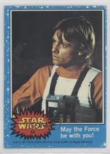 1977 Topps Star Wars Luke Skywalker Mark Hamill May the Force be with you! 12zm
