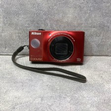 L070 Nikon COOLPIX S4000 Red 12.0MP 10x Optical Zoom Digital Camera