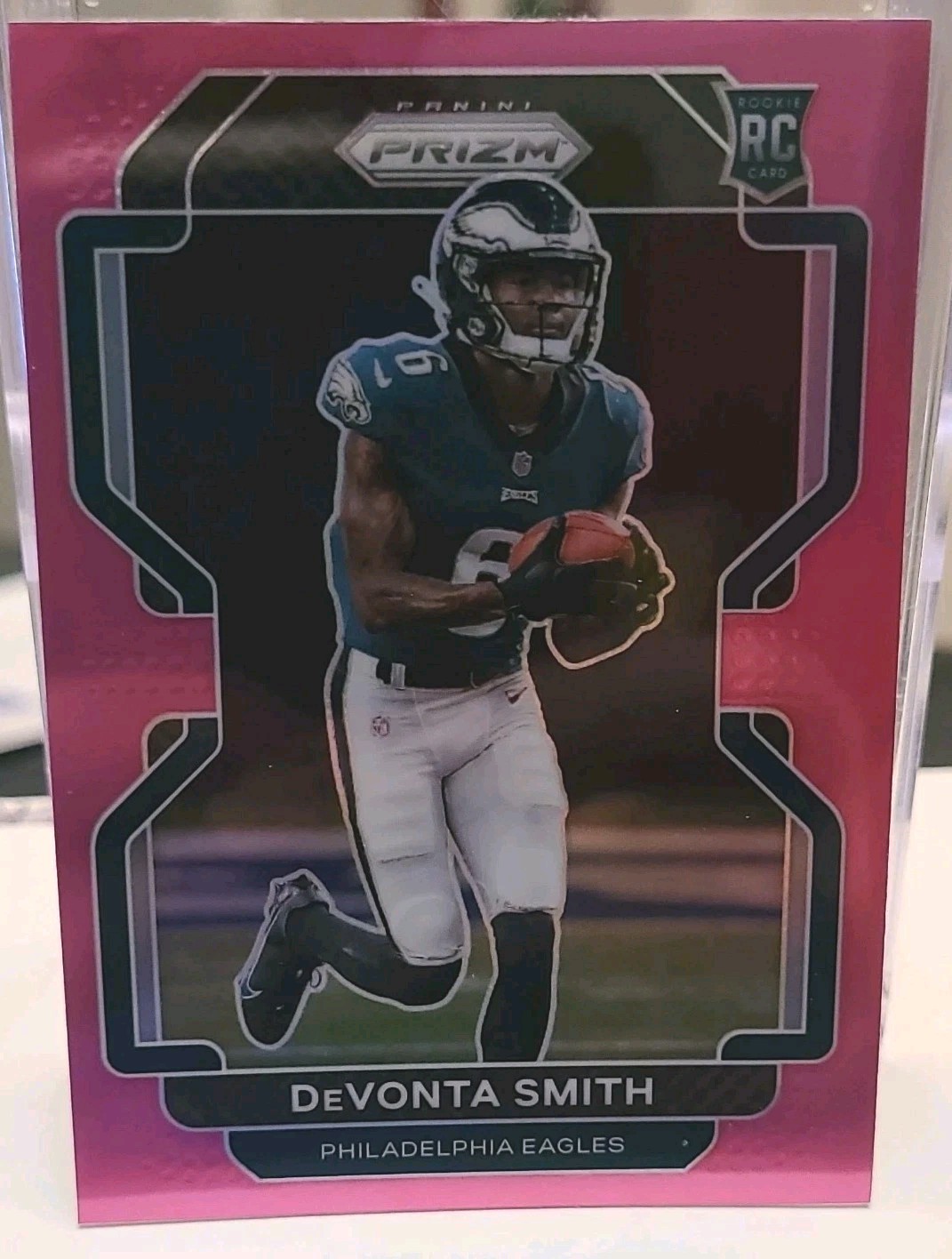 2021 Panini Prizm - Devonta Smith #335 Pink Prizm (RC) Rookie Card Eagles WR