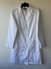 NWOT Cherokee Women's Style 2319 Fitted White Lab Coat Scrubs Workwear Size XS