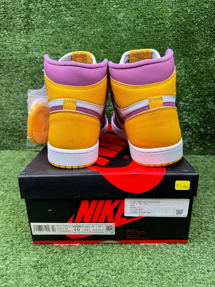 Talla 10 - Jordan 1 Retro Alto OG Brotherhood 2022 DS NUEVO Foto 4 de 4