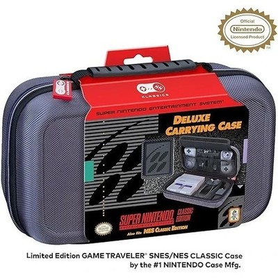 Nintendo Licensed Classic Edition NES & SNES Case - Protective Hard Shell Deluxe