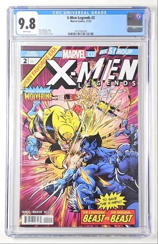 X-MEN LEGENDS #2 2022 MARVEL COMICS WHITE PAGES CGC 9.8 Q4561