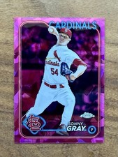 2024 Topps Chrome Sapphire Sonny Gray Padparadscha 1/1 Cardinals