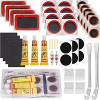 48 StüCk Fahrrad Flickzeug Set, Reifenflickzeug Set, Fahrrad Reparaturset, Reife