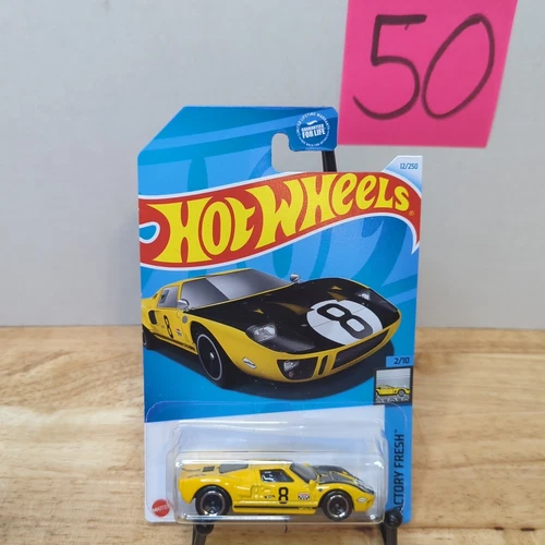 2024 Hot Wheels Ford GT40 Yellow Factory Fresh