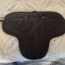 Triple E Mini Cordura Bare back Pad. no stirrup Black 