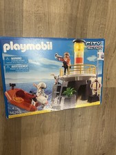 Playmobil City Action 5626 Leuchtturm mit Rettungsboot