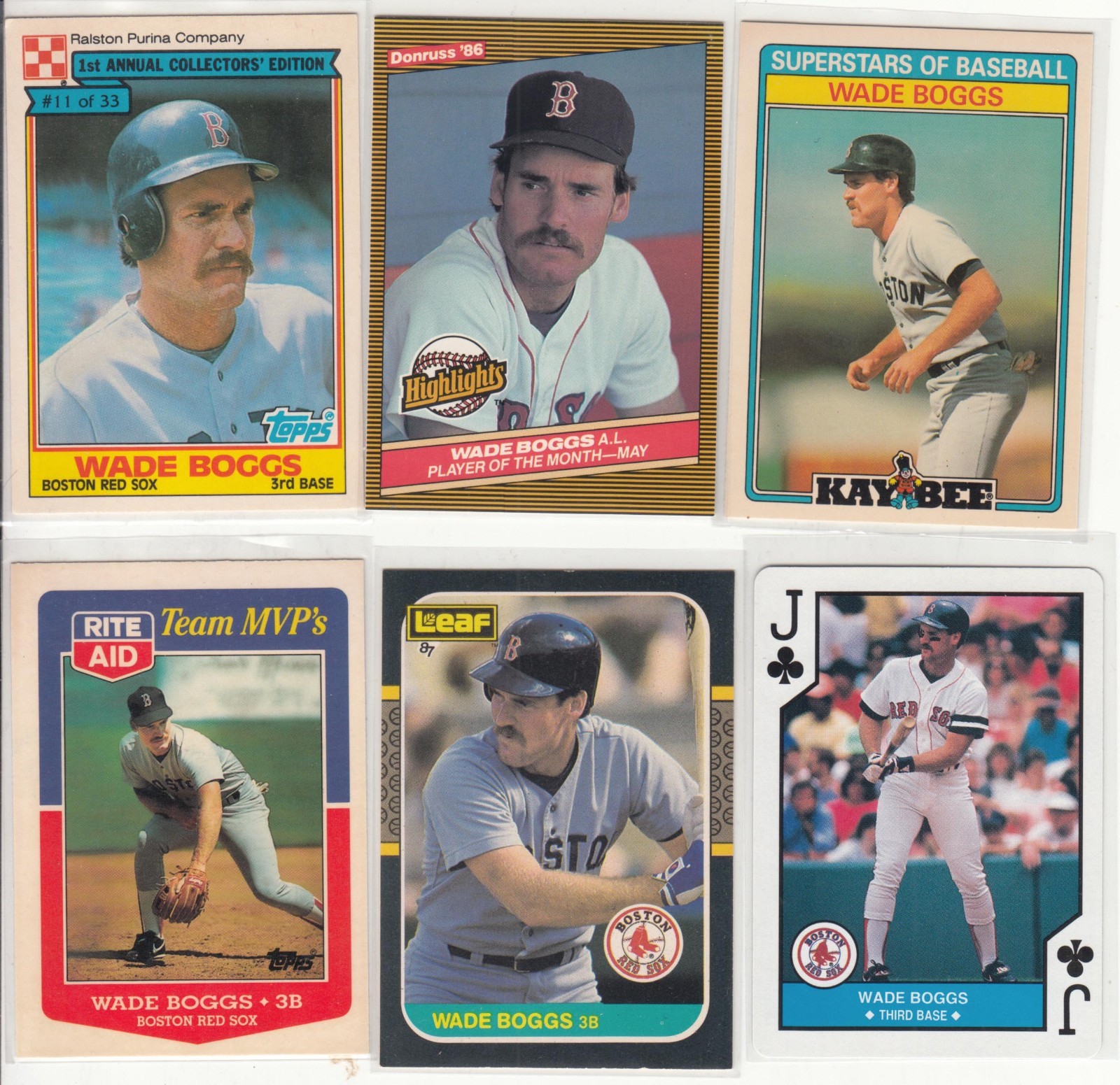 Wade Boggs #172 Baseball Cards 1985 Donruss trading card — raw and PSA graded price guide