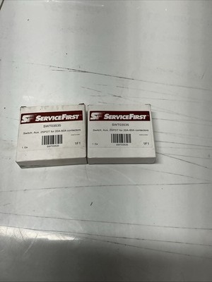 Lot of 2 ServiceFirst SWT03535 Switch. Z-542