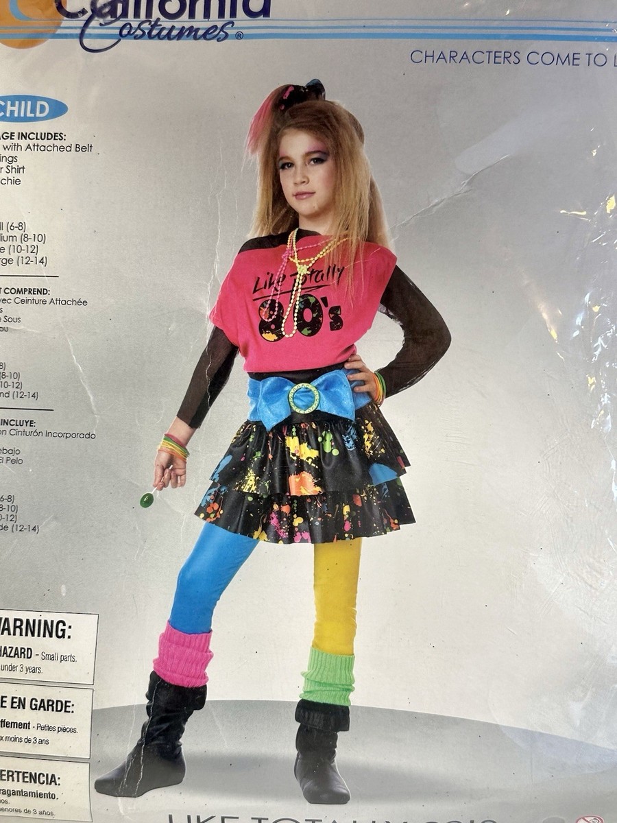 Like Totally 80's Punk Rock Childs Halloween Costume