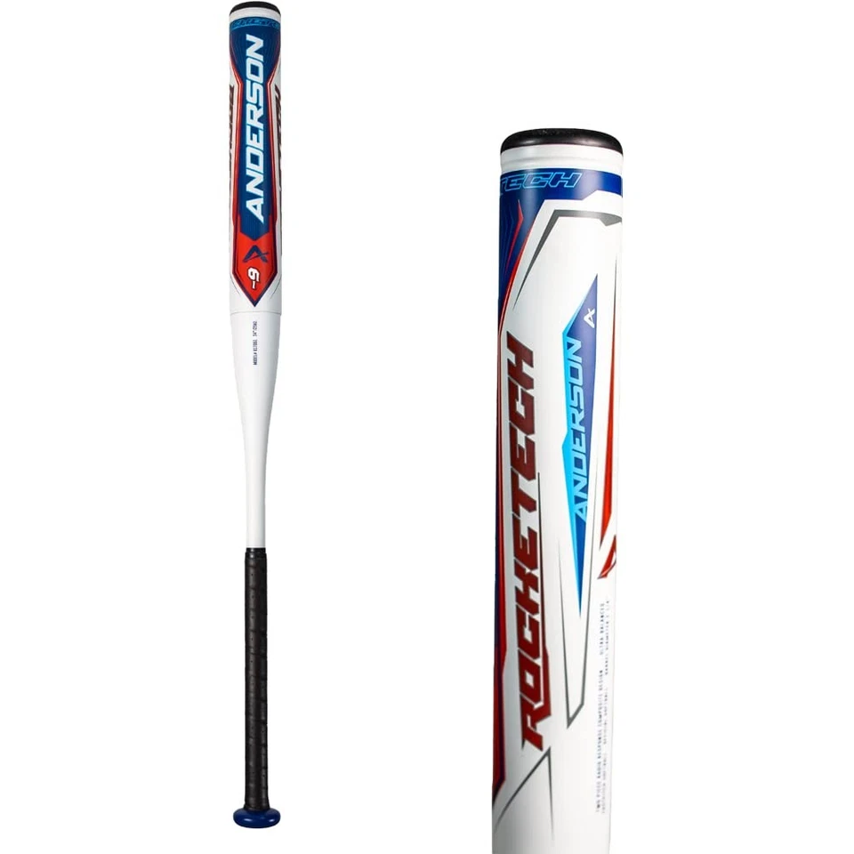 Bate de Softbol Lanzamiento Rápido Anderson Rocketech-9 - Modelo 2023 Doble Pared Aleación Foto 2 de 4
