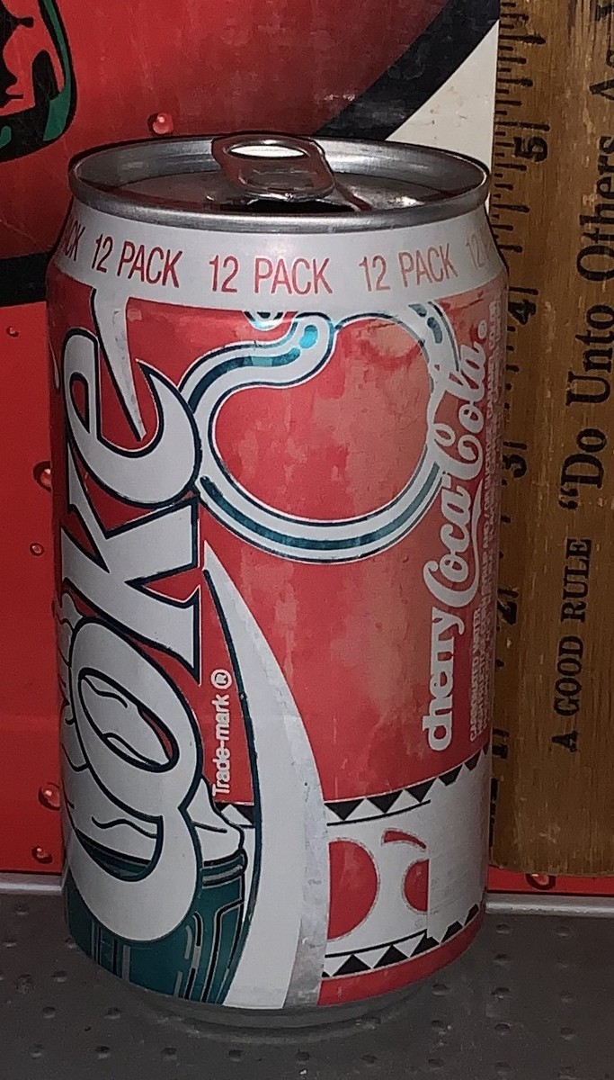 CHERRY COKE 12OZ ALUMINUM COCA COLA CAN EMPTIED | eBay