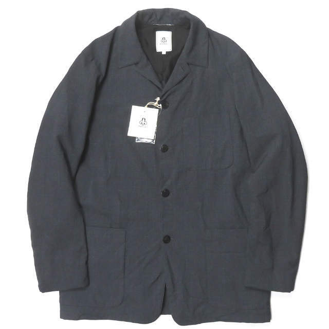 mando 19AW Japan PE/RY CHECK COVERALL JACKET 9394-003 2 Navy 