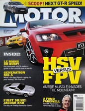 Motor Magazine - December 2006 - HSV vs FPV