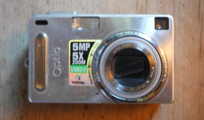Pentax Optio SVi 5.0 MP Compact Digital Camera Silver | eBay UK