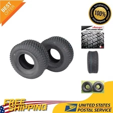 15x6.00-6 Turf Tires | Set of 2, 4 Ply with Superior Traction