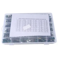 925pcs Aluminum Electrolyte Capacitor High Frequency Inline Kit 36 Types 9519-