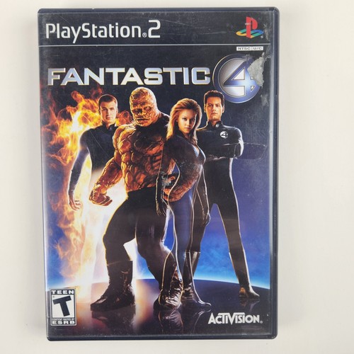Fantastic 4 (Sony PlayStation 2, 2005) PS2 CIB Completo con Manual - Imagen 10 de 10