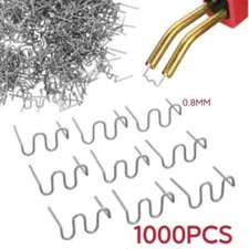 0.8mm 1000Pcs Hot Staples Plastic Welding Wave Stapler for Car Bumper Repair Kit