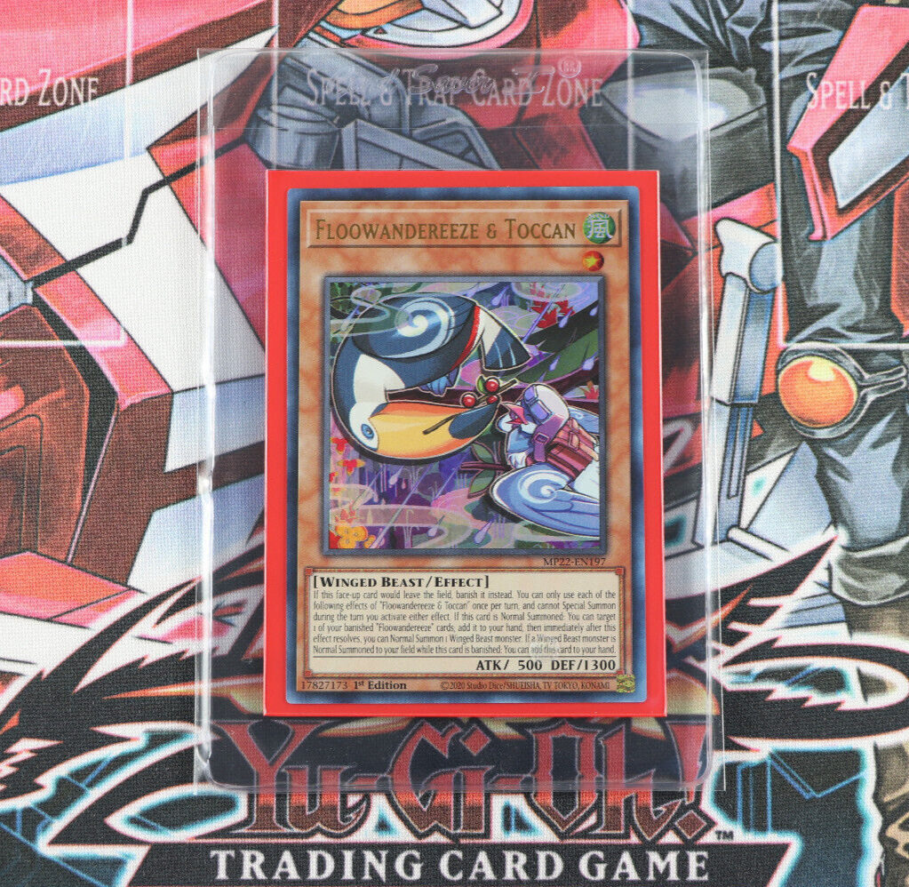 YuGiOh Floowandereeze & Toccan MP22-EN197 1st Edition Ultra Rare