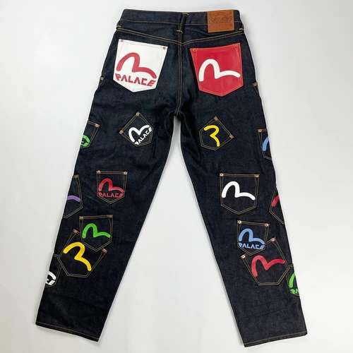 palace evisu multi pocket pants