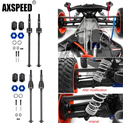 AXSPEED Für Traxxas slash 2wd 1/10 RC LKW Auto Vorder hinten Antriebswellen CVD