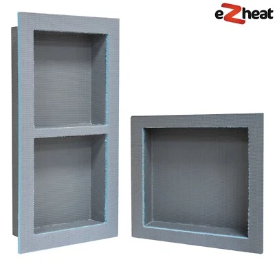 Shower Niche Shampoo Cubby Tileable Recessed Wetroom Alcove - 3 Sizes Available