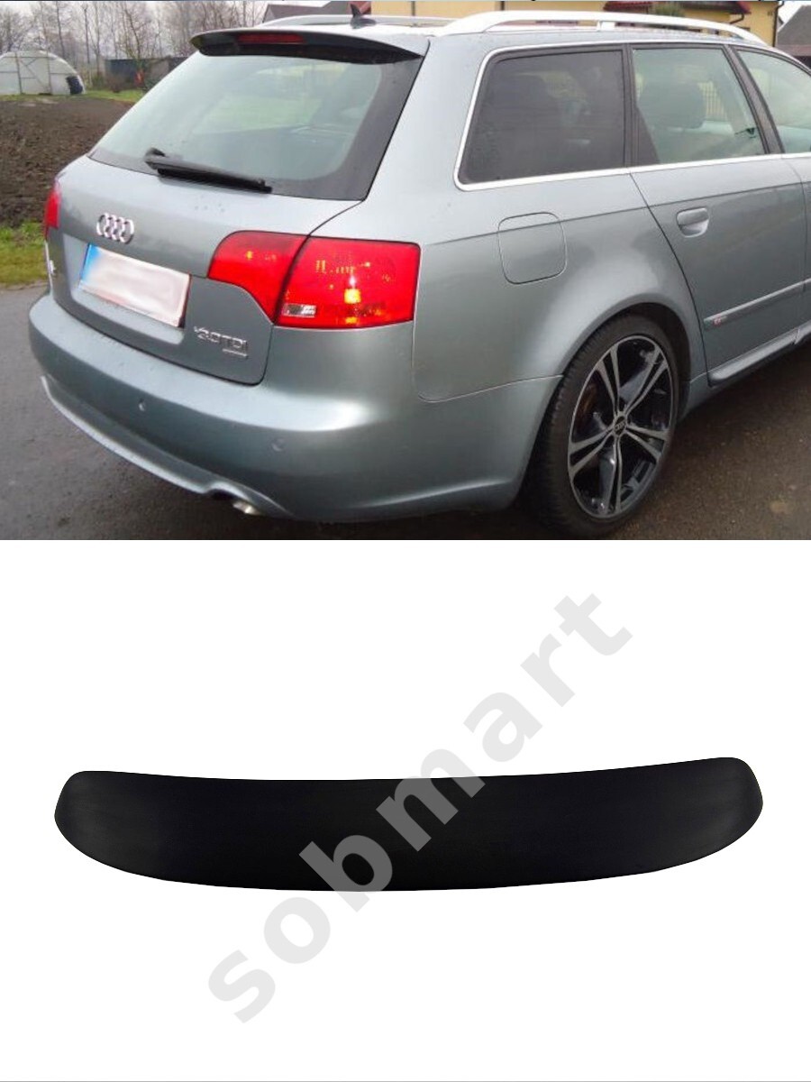 Dachspoiler für Audi A4 S4 RS4 Avant Kombi Typ 8e / B6 Dach Spoiler Heck Aufsatz
