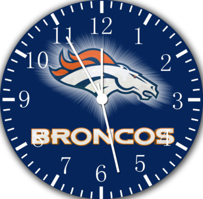 Denver Broncos Frameless Borderless Wall Clock For Gifts or Home Decor E94
