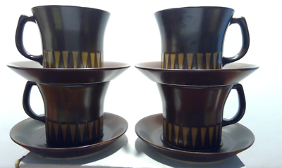 #ad #ad Rare MCM Forum International Ben Seibel Group of 4 Cup amp; Saucers Sets $39.99